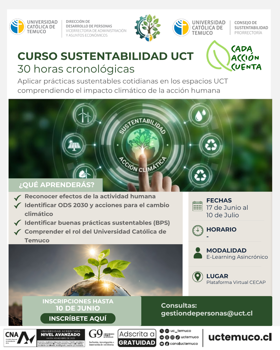 Sustentabilidad UCT – DDPER UCT